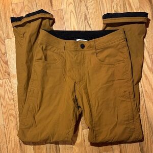 Orvis fleece lined stretch pants 30 X 34